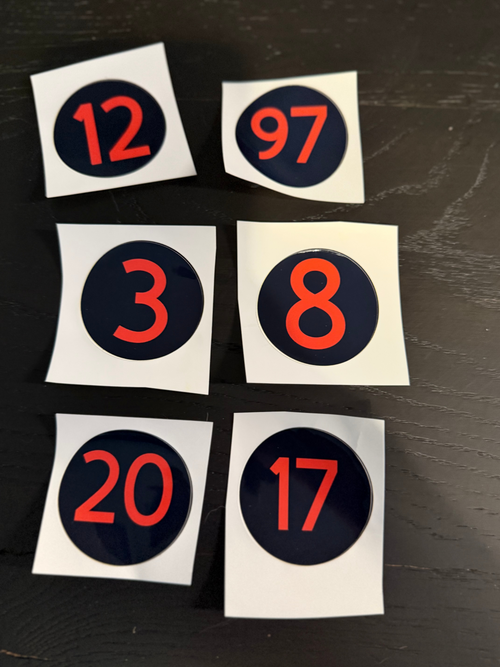 3-4 inch Decal
